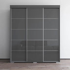 Armoire moderne brillante de 71 pouces