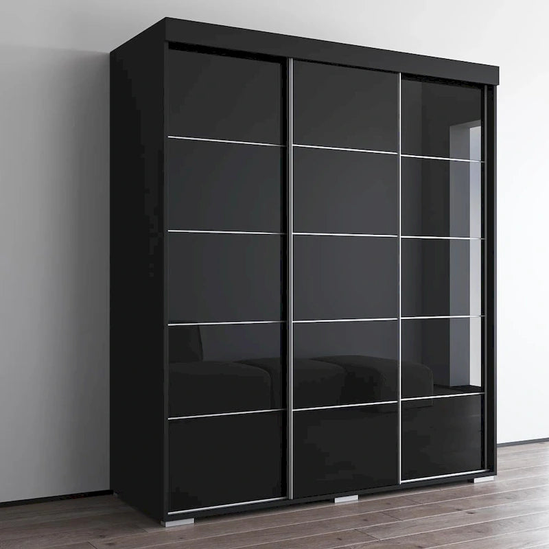 Armoire moderne brillante de 71 pouces