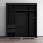 Armoire moderne brillante de 71 pouces