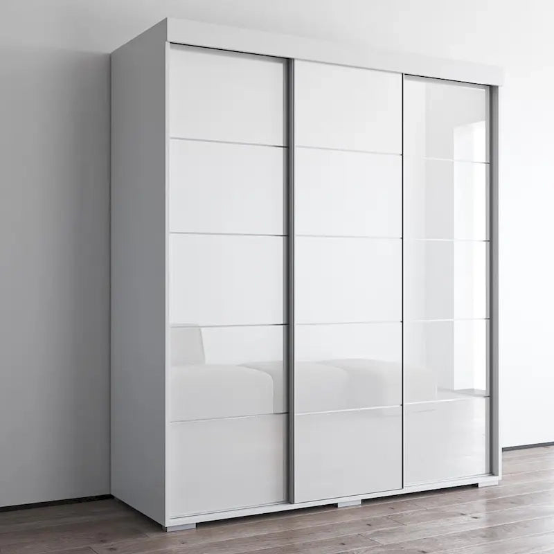 Armoire moderne brillante de 71 pouces