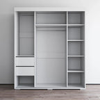 Armoire moderne brillante de 71 pouces