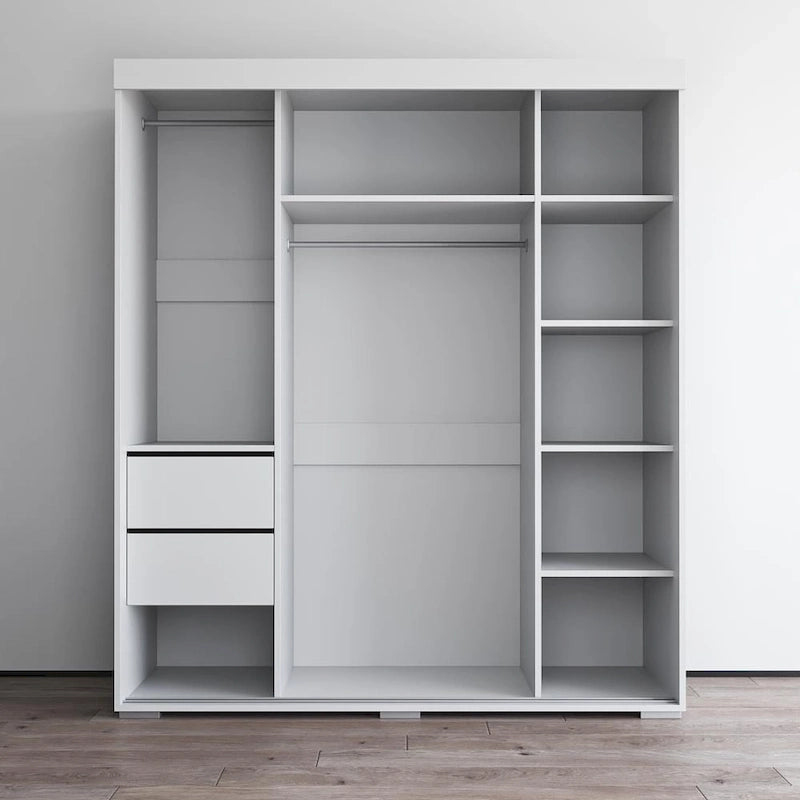 Armoire moderne brillante de 71 pouces