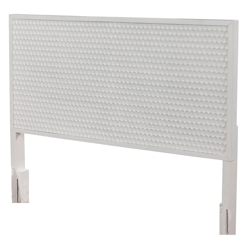 Tête de lit en bois blanche