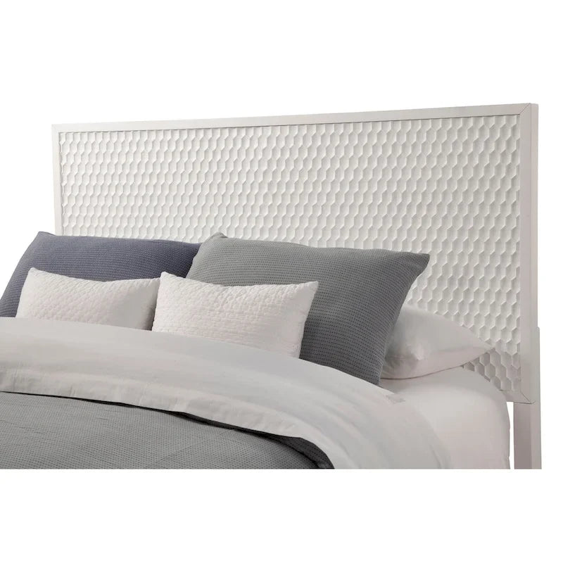 Tête de lit en bois blanche