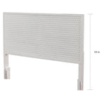 Tête de lit en bois blanche