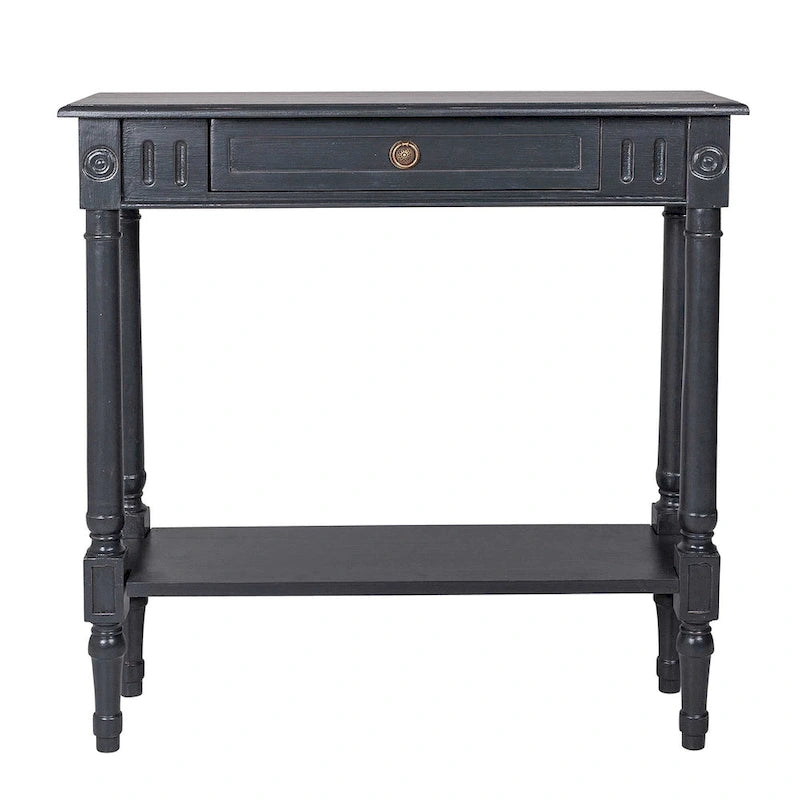Console en bois avec tiroir