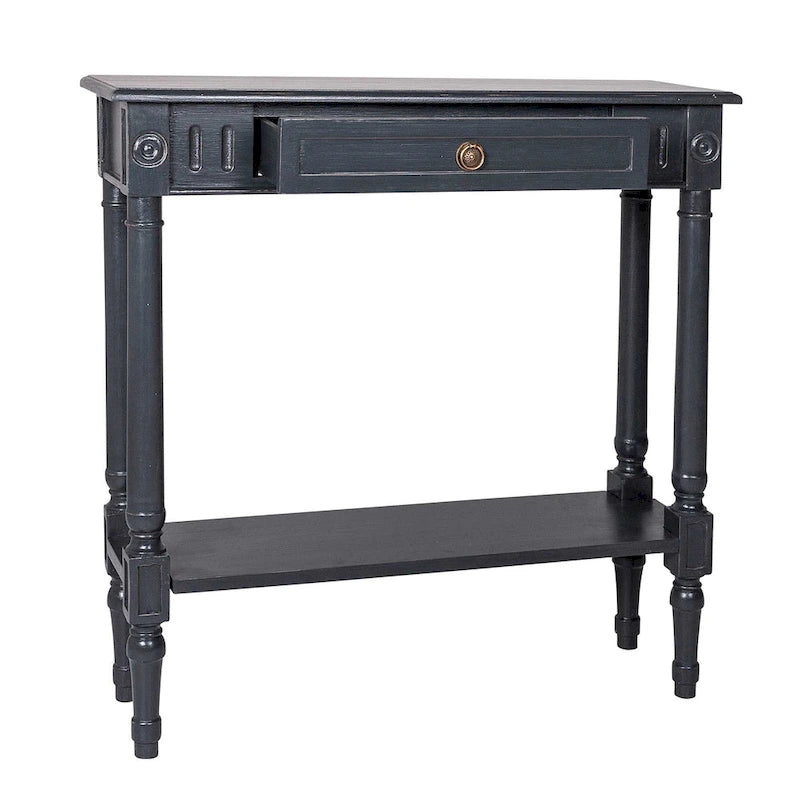 Console en bois avec tiroir