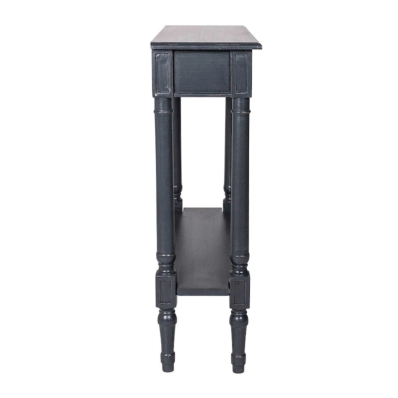 Console en bois avec tiroir