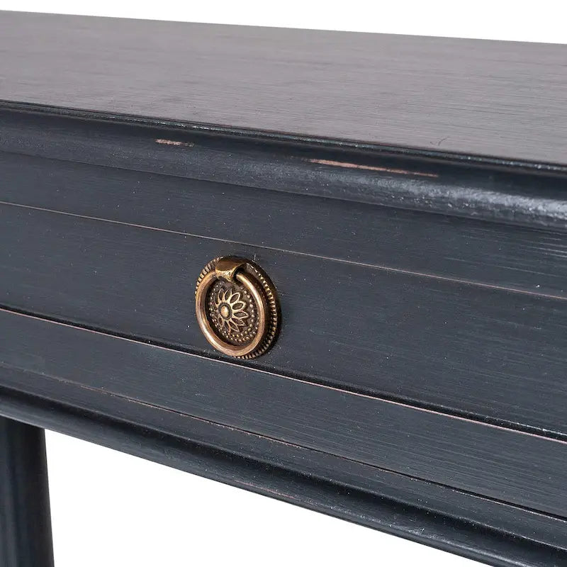 Console en bois avec tiroir