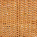 Console en rotin brun naturel style bohème moderne