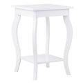 Accent Side End Coffee Table with Storage Shelf