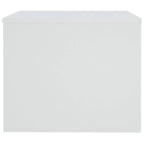 Table basse relevable, bout de canapé, table d'appoint, bois manufacturé - 80 x 50 x 42,4 cm
