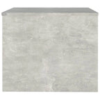 Table basse relevable, bout de canapé, table d'appoint, bois manufacturé - 80 x 50 x 42,4 cm