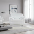 HomeRoots Genuine Leather Chair and a Half - 38