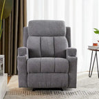 Fauteuil inclinable de massage avec chauffage et vibrations, canapé manuel