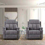 Fauteuil inclinable de massage avec chauffage et vibrations, canapé manuel
