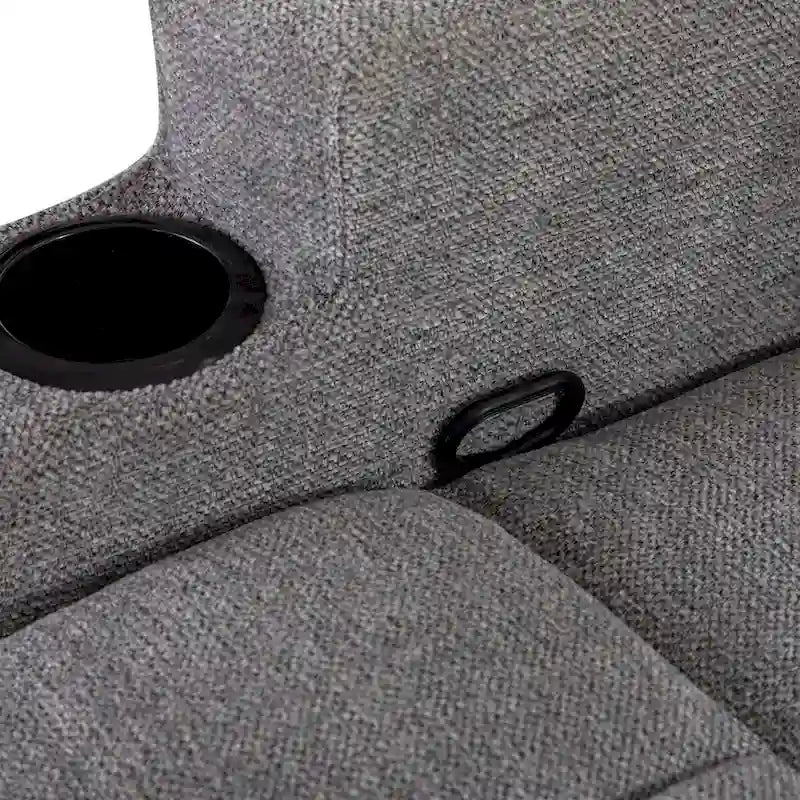 Fauteuil inclinable de massage avec chauffage et vibrations, canapé manuel