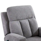 Fauteuil inclinable de massage avec chauffage et vibrations, canapé manuel