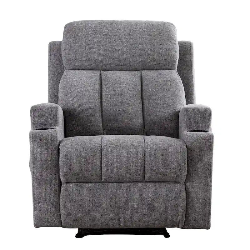 Fauteuil inclinable de massage avec chauffage et vibrations, canapé manuel