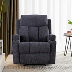 Fauteuil inclinable de massage avec chauffage et vibrations, canapé manuel