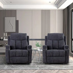 Fauteuil inclinable de massage avec chauffage et vibrations, canapé manuel