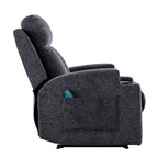 Fauteuil inclinable de massage avec chauffage et vibrations, canapé manuel
