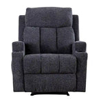 Fauteuil inclinable de massage avec chauffage et vibrations, canapé manuel