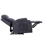 Fauteuil inclinable de massage avec chauffage et vibrations, canapé manuel
