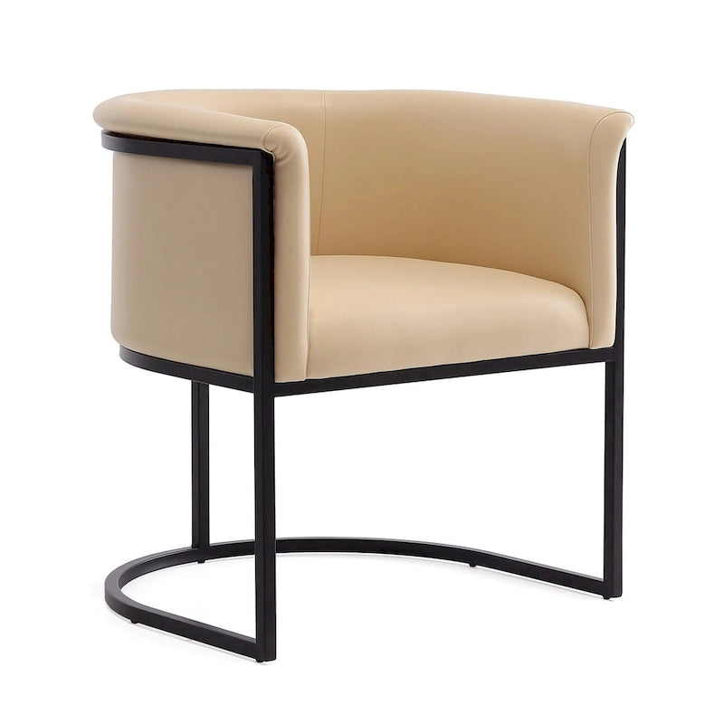 Chaise de salle à manger industrielle Bali Art déco Mid-Century Modern