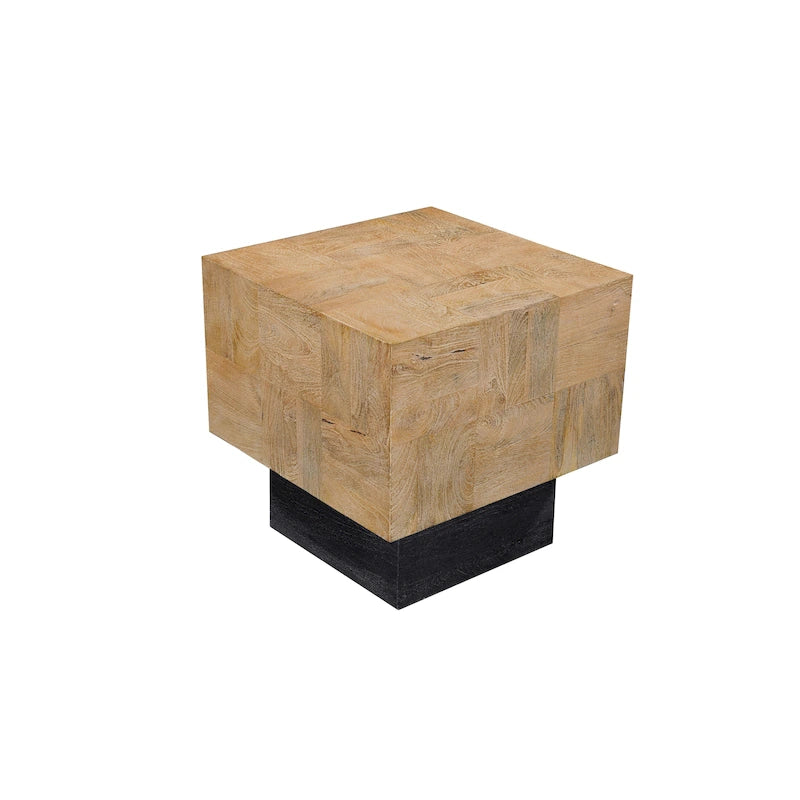 Table d'appoint Caden moderne en bois massif