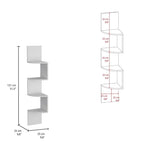 Étagère d'angle, design mural moderne avec étagères multiples