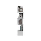 Étagère d'angle, design mural moderne avec étagères multiples