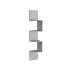 Étagère d'angle, design mural moderne avec étagères multiples
