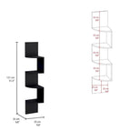 Étagère d'angle, design mural moderne avec étagères multiples