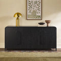 Buffet moderne de 64 pouces avec bords arrondis