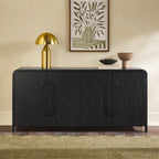 Buffet moderne de 64 pouces avec bords arrondis