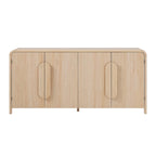 Buffet moderne de 64 pouces avec bords arrondis
