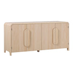 Buffet moderne de 64 pouces avec bords arrondis