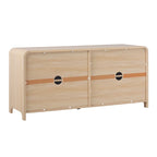 Buffet moderne de 64 pouces avec bords arrondis