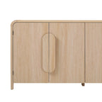 Buffet moderne de 64 pouces avec bords arrondis