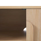 Buffet moderne de 64 pouces avec bords arrondis