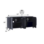 Buffet moderne de 64 pouces avec bords arrondis
