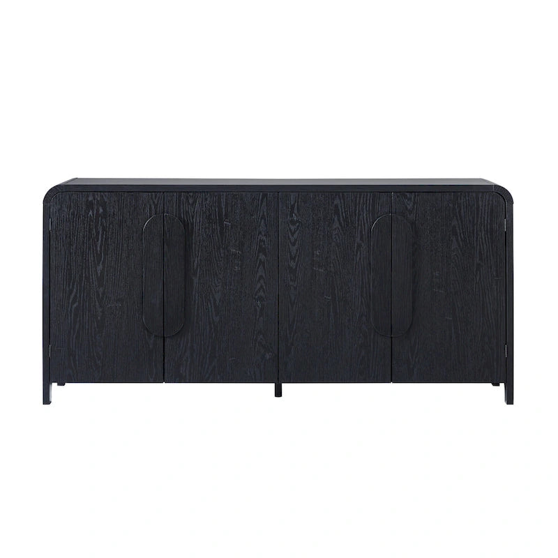 Buffet moderne de 64 pouces avec bords arrondis