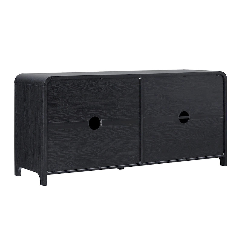 Buffet moderne de 64 pouces avec bords arrondis